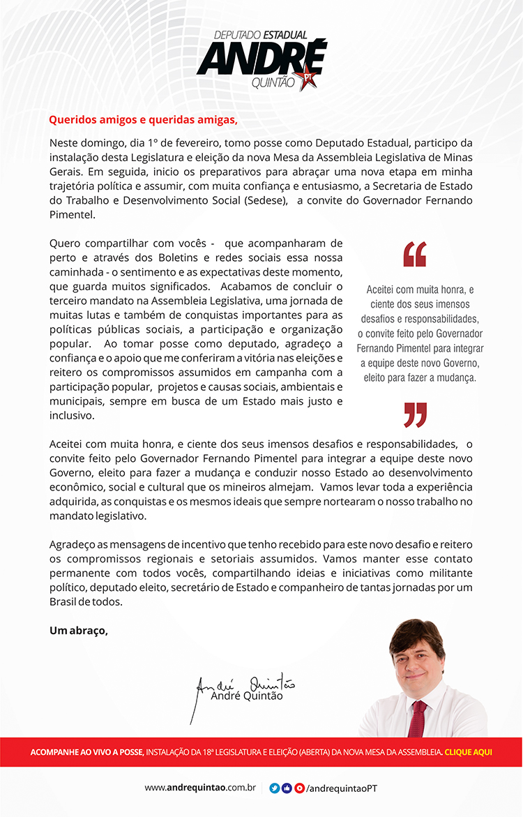 CARTA ANDRÉ